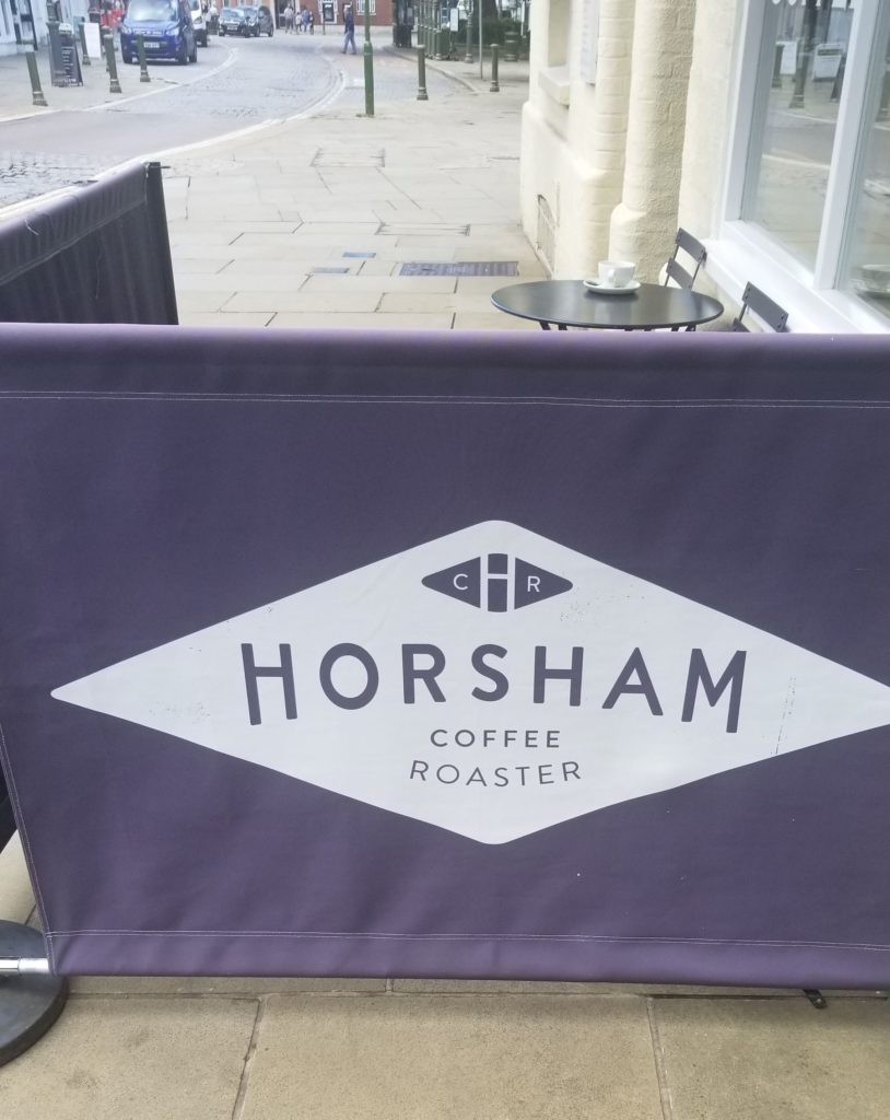 Horsham coffee roaster sign