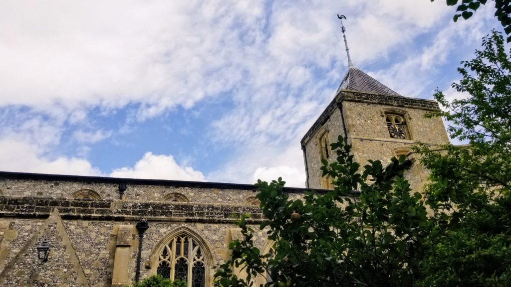 Roof of The Parish and Priory Church of Saint Nicholas Arundel