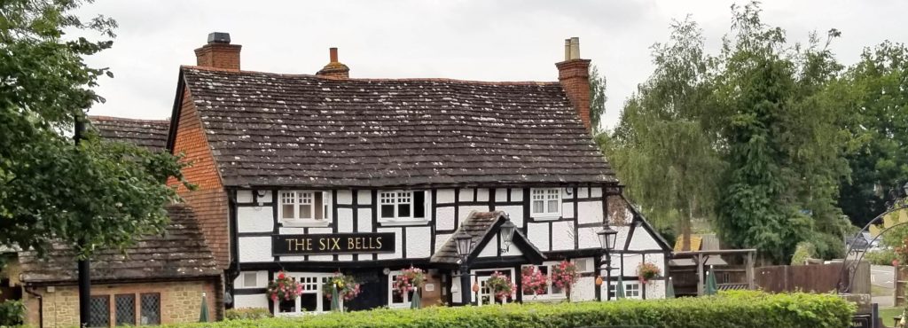 The Six Bells pub from the High Street