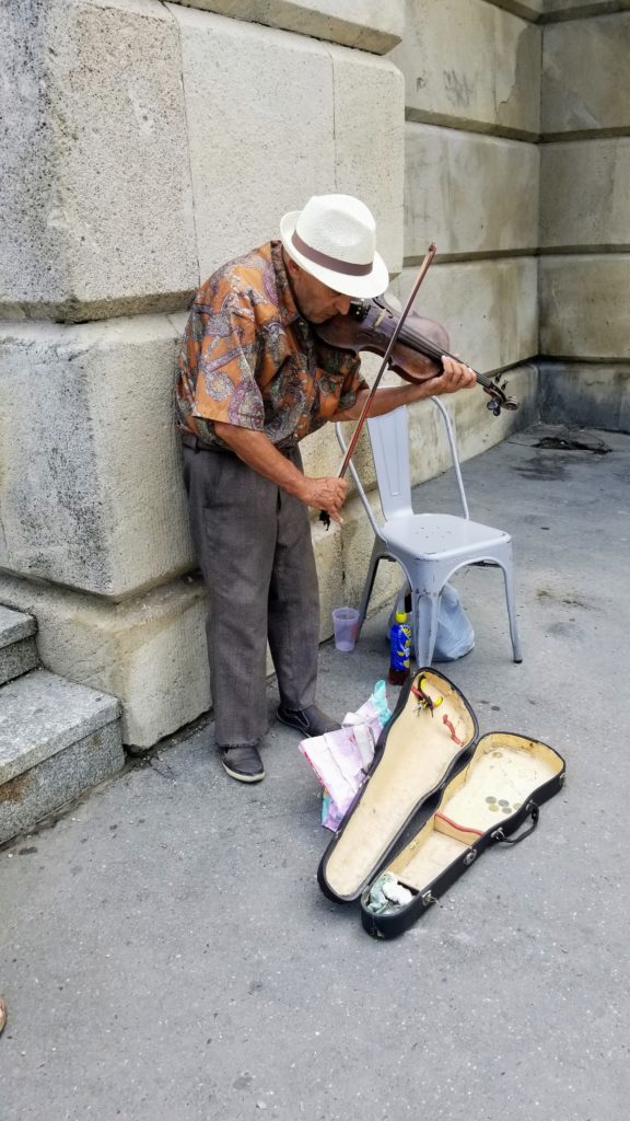 Violinist in Budapest