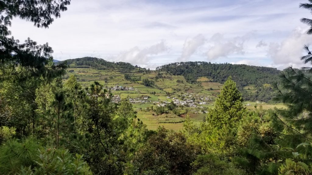 A view of the village