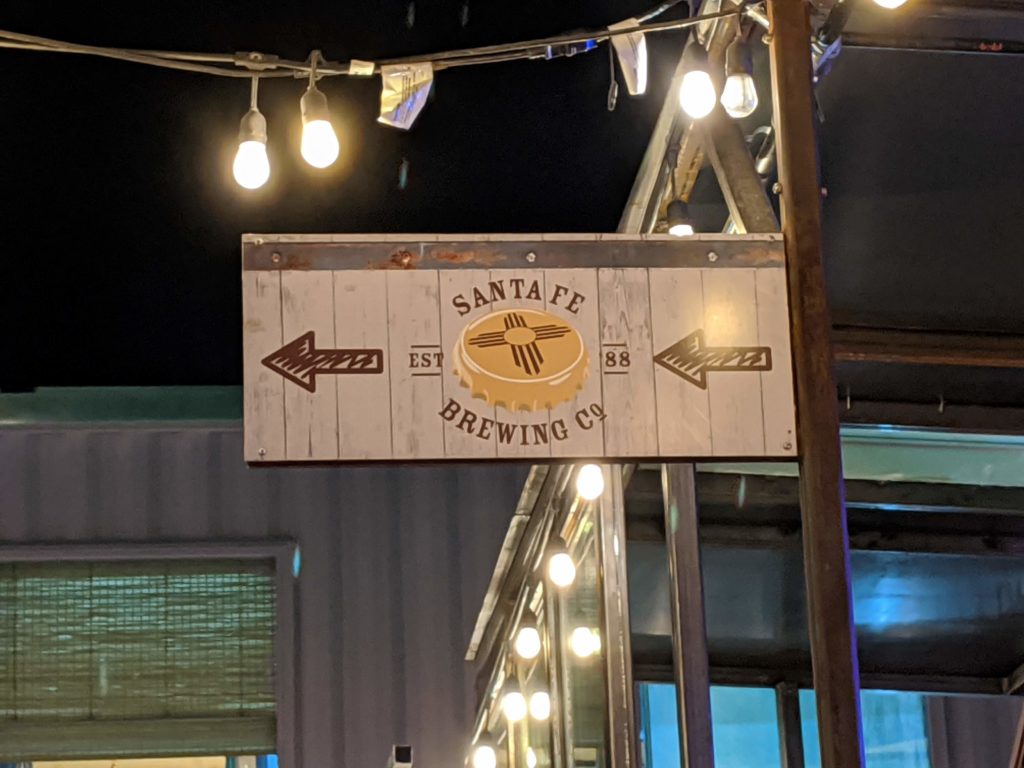 Santa Fe Brewing Sign