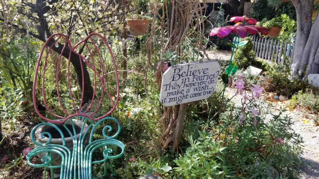 Fairy garden sign. 