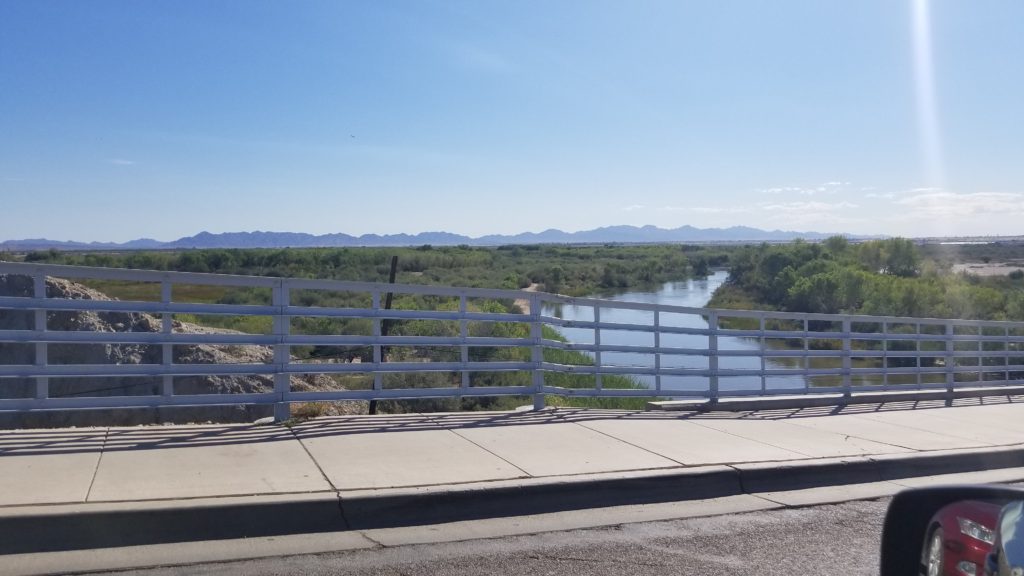 Bridge and Mountains