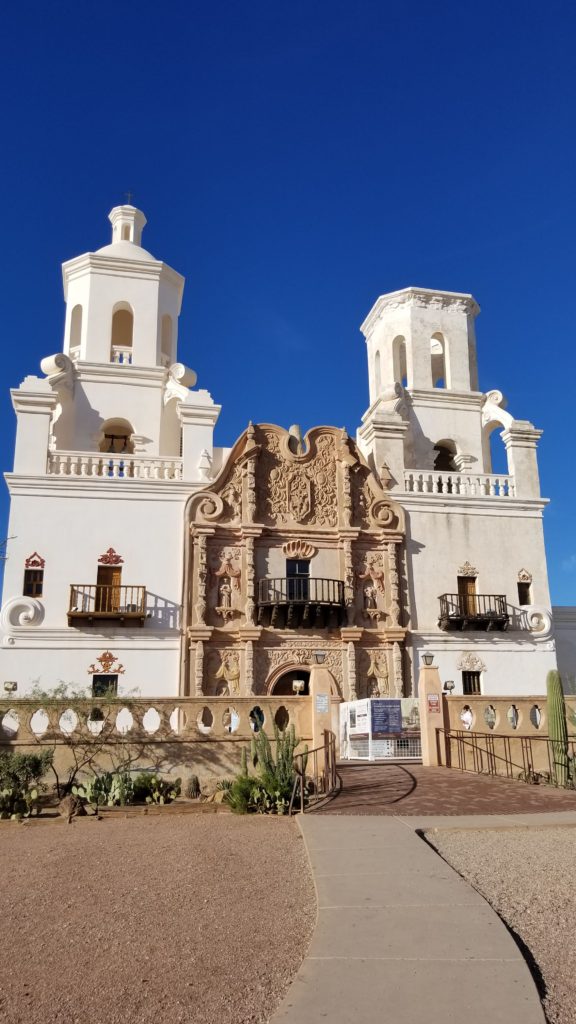 San Xavier mission in Tucson.