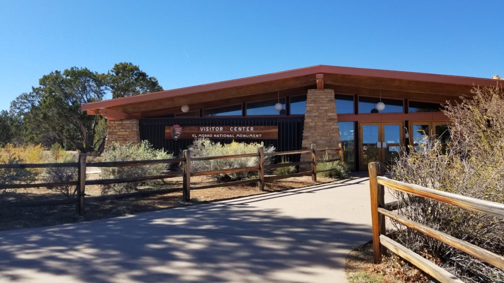 Front of the visitors center.