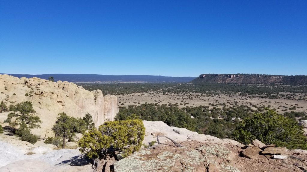 Mesa in the distance.