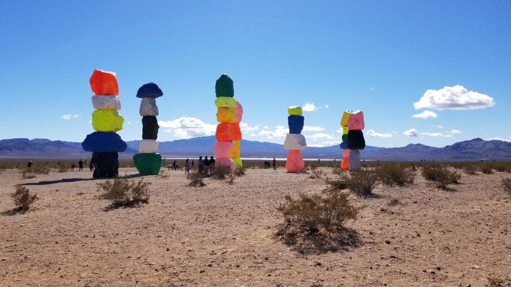 Desert art installation
