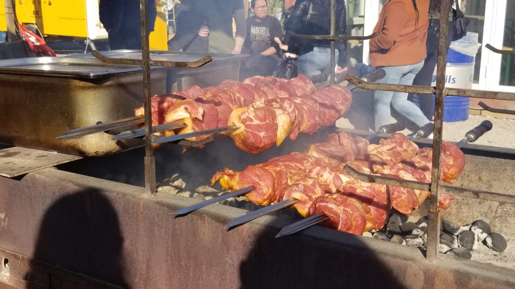 Pork roasting