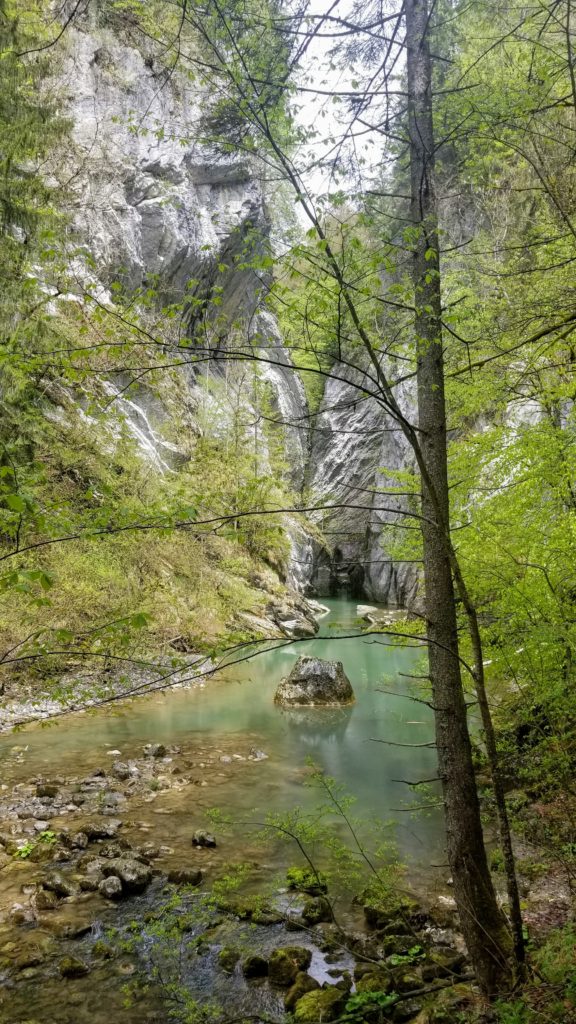 A river running through rock