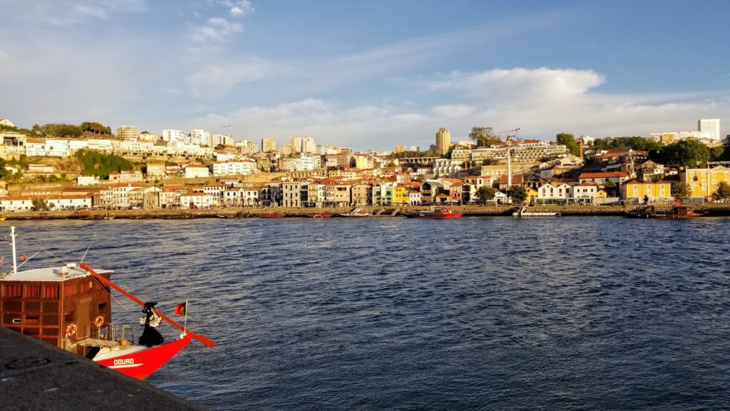 Across the water from Porto