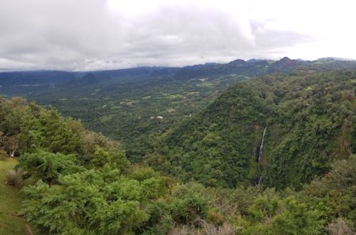 The view from "Mirador Waterfalls Naolinco"